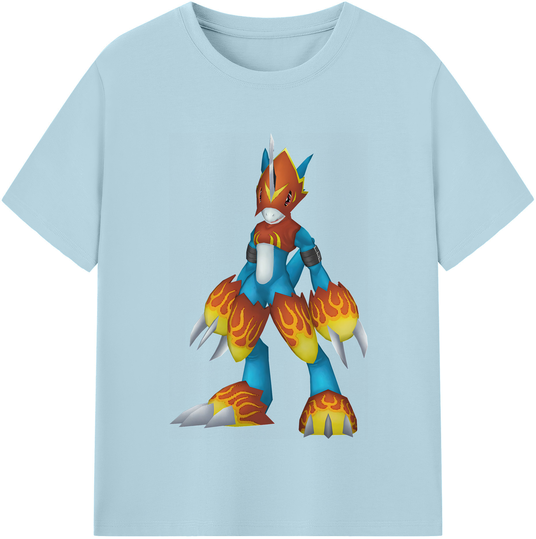 （画像用） Digimon デジタルモンスター/デジモン 綿100％半袖Tシャツ（フロントプリント）